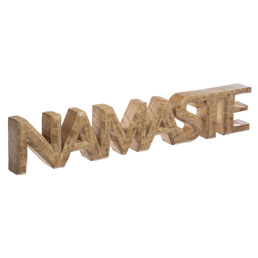 Palabra Decorativa Namaste 56x3.2x9.5Cm