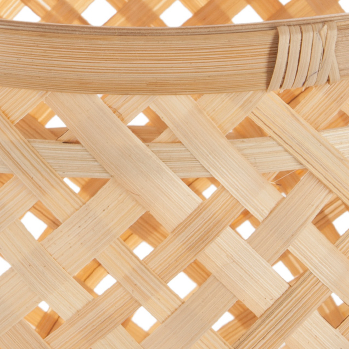 Cesto De Bambú Con Asas 20x25Cm