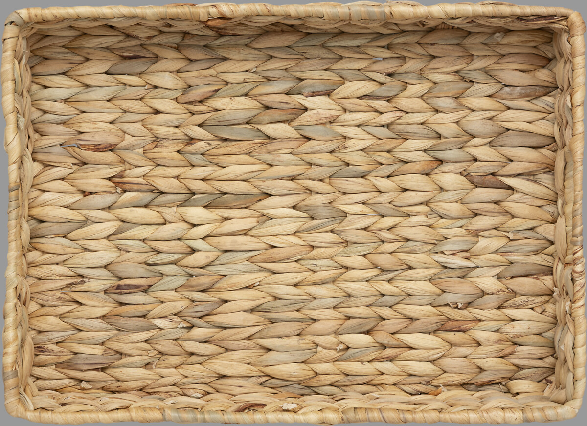 Bandeja rectangular HARMONY beige de yute