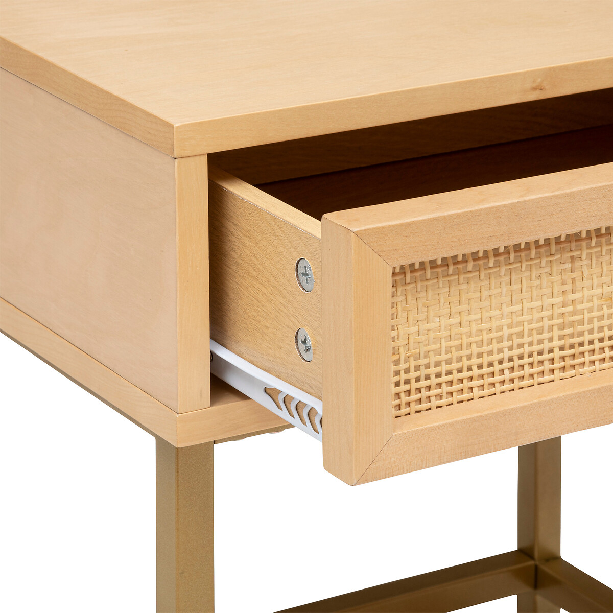 Mesa De Cabeceira Rayo Bege