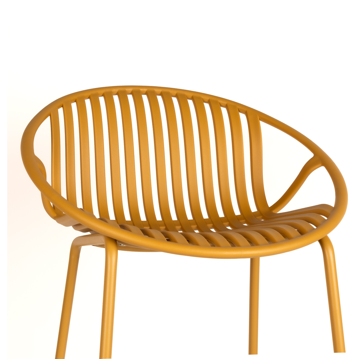 Taburete bar CLAY amarillo 99cm
