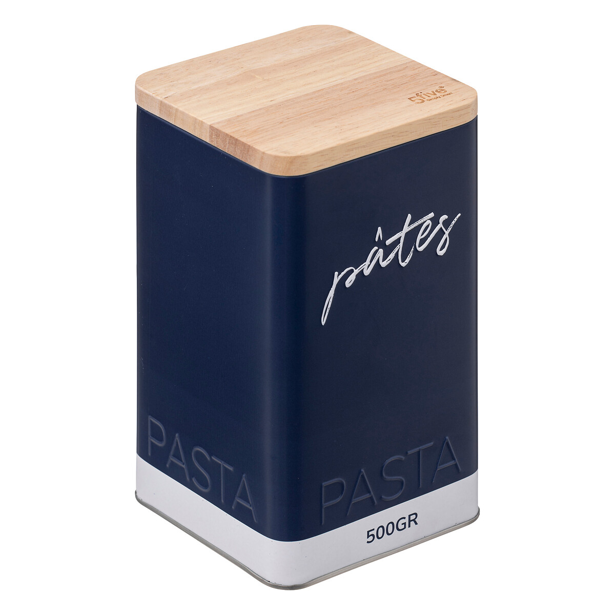 Caja Para Pasta Met&aacute;lica Azul