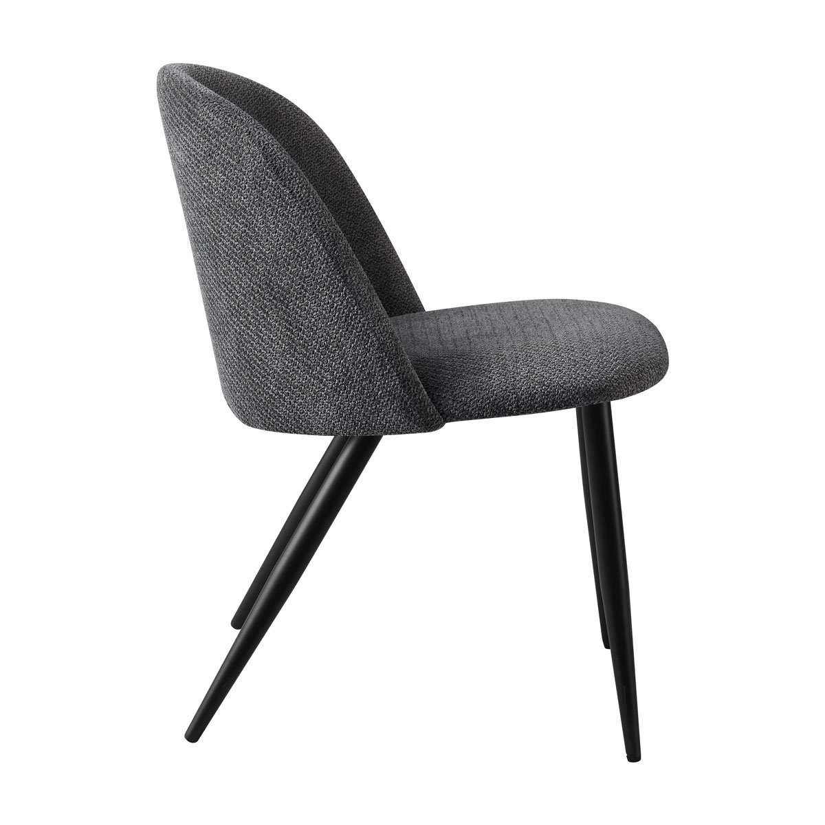 Silla ACCRA de tela gris