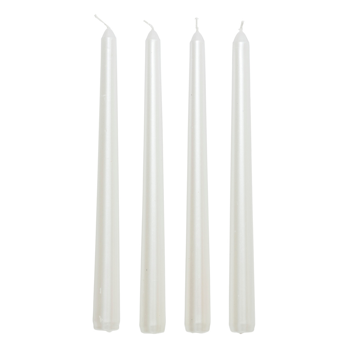 Set 4 velas blanco