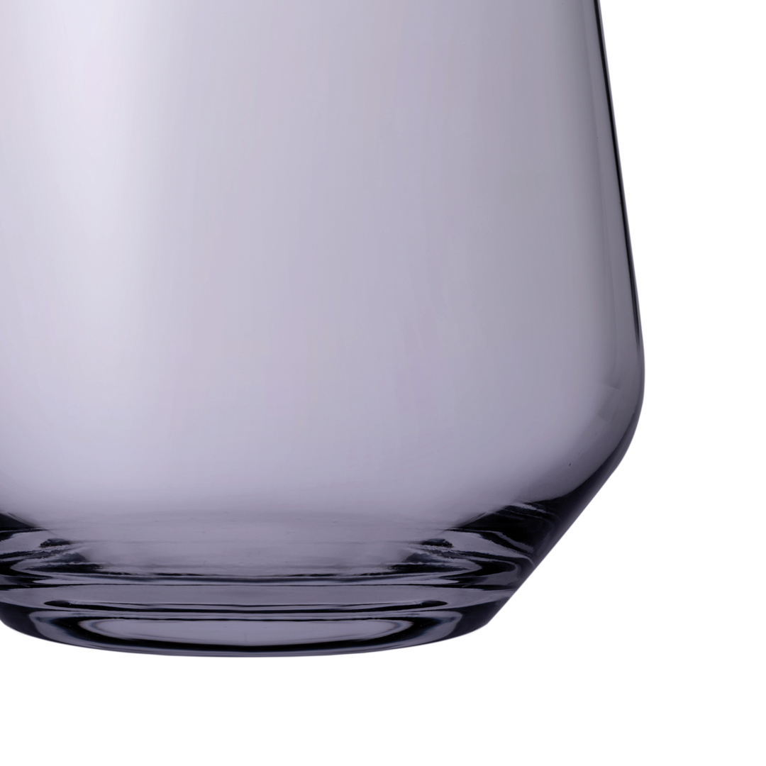 Vaso Allegra De Vidrio Morado