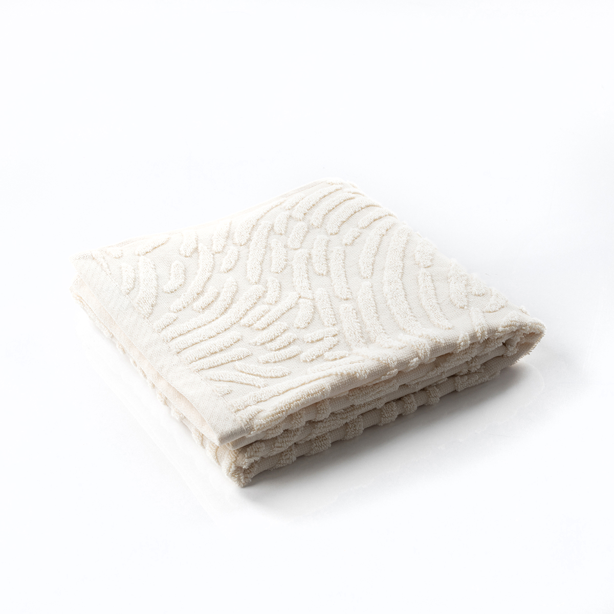 Toalla De Mano Pure Beige De Algod&oacute;n 580x100cm