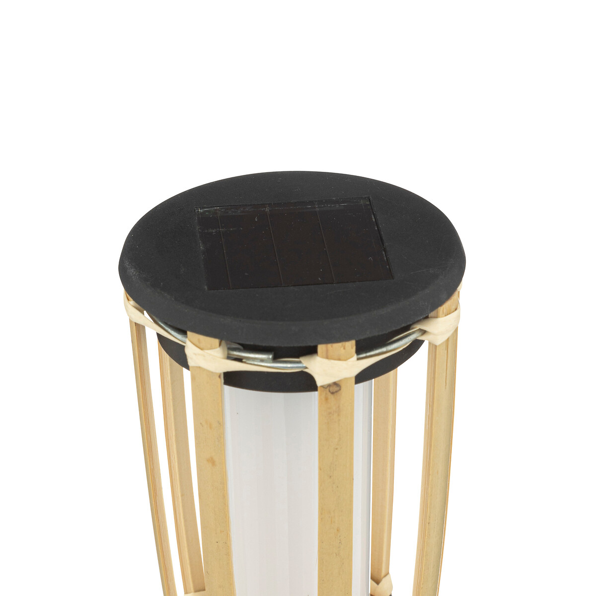 Tocha Solar Em Bambu 70cm
