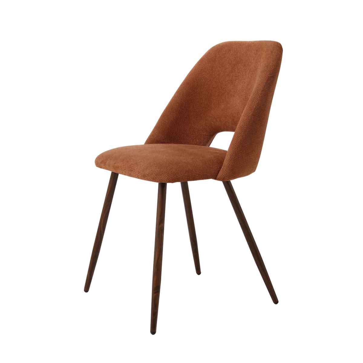 Silla FRESNO de tejido terracota