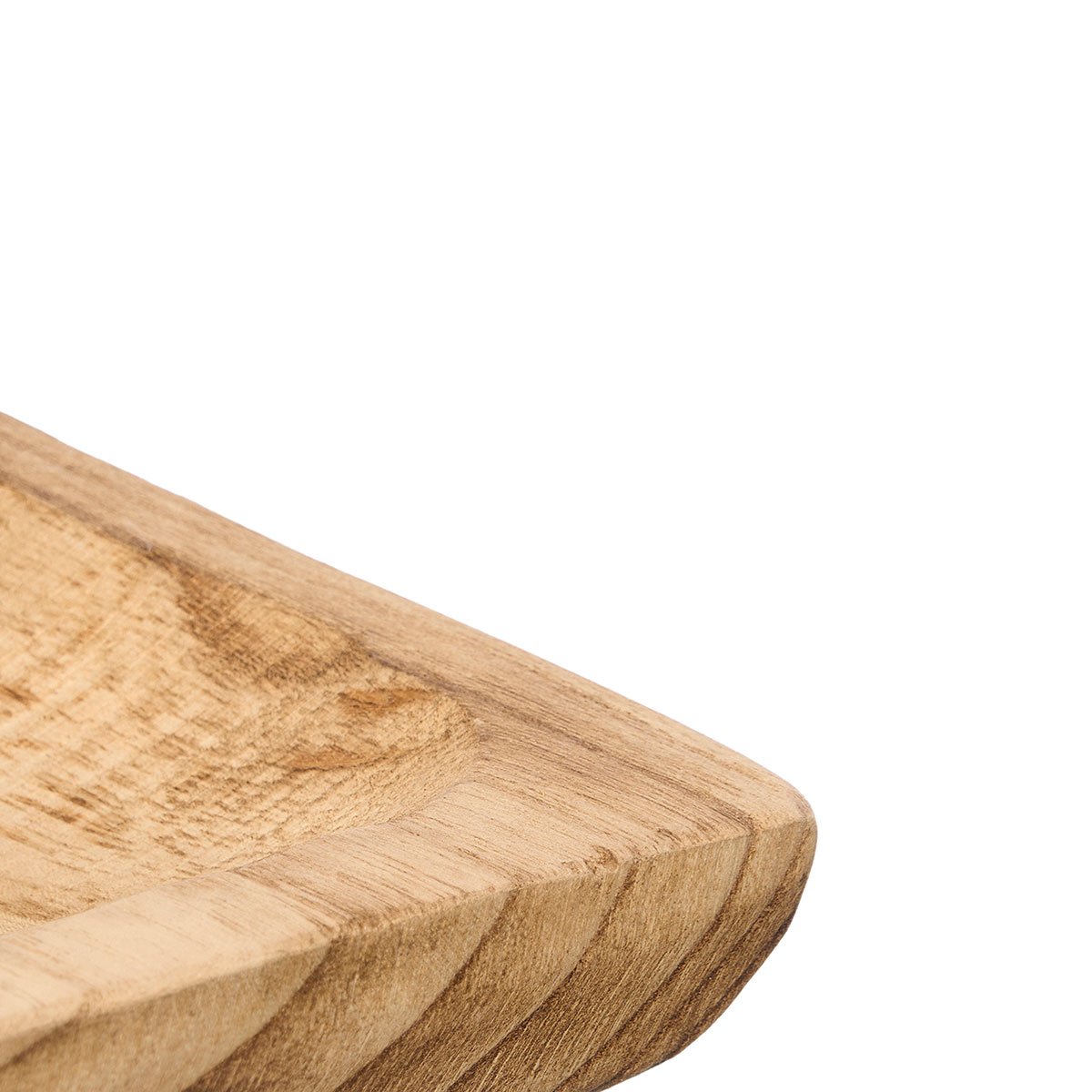 Plato De Presentaci&oacute;n Rectangular Madera Quemada