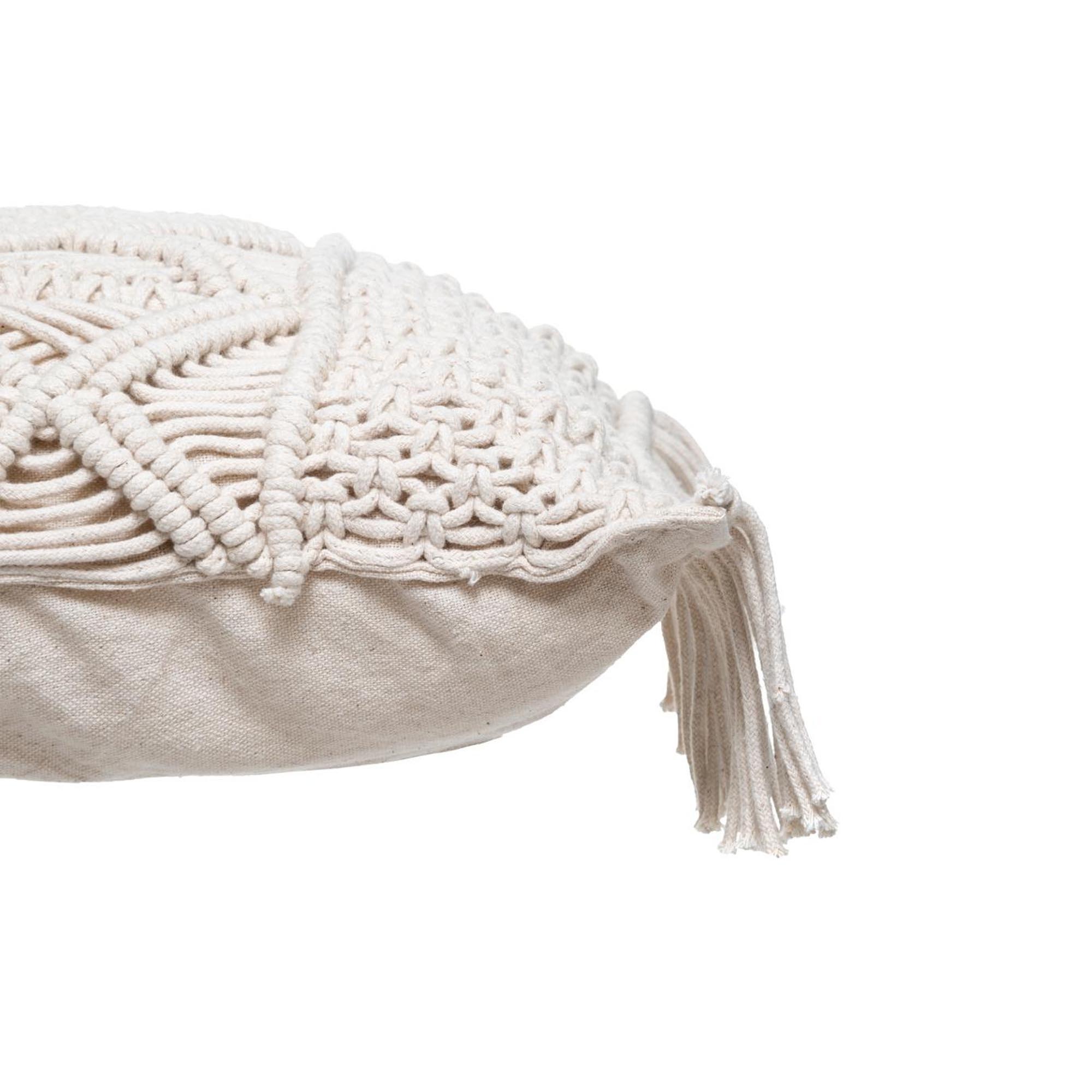 Almofada Idylle Folk Macramé 30x50cm