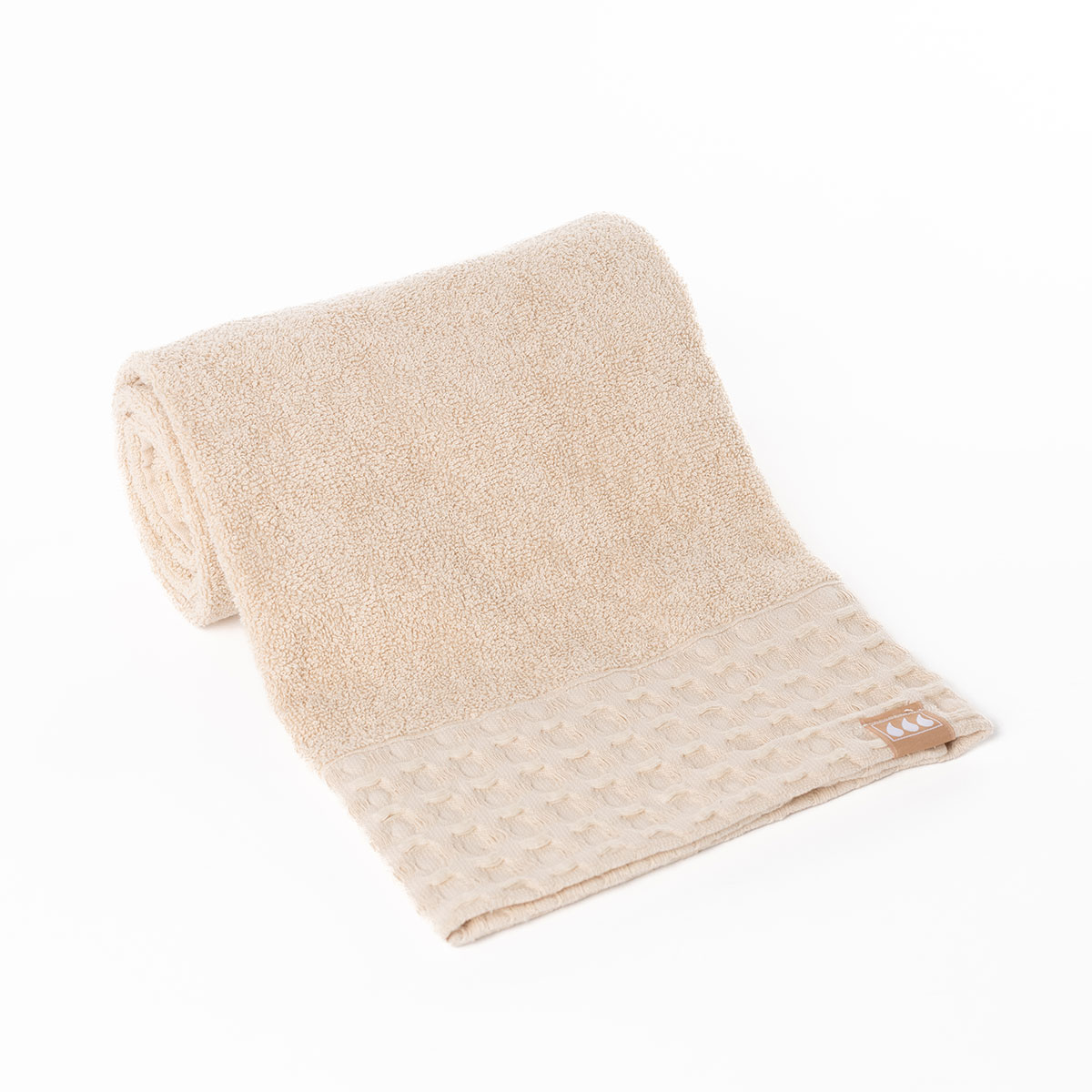 Toalla de baño beige 70x130cm