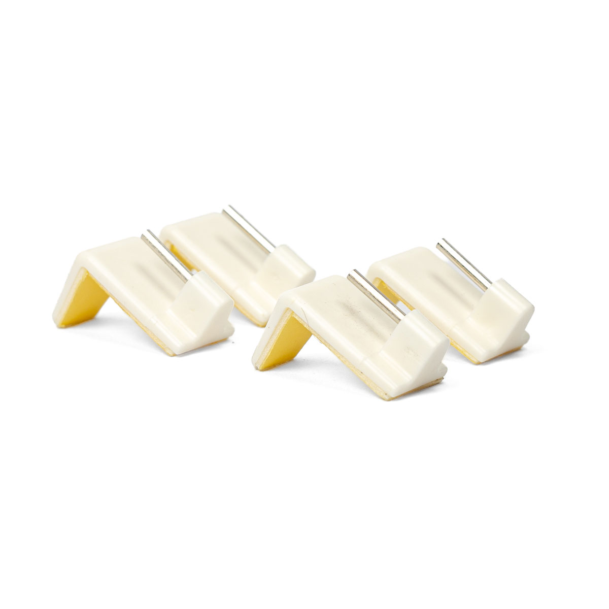 Juego De 4 Soportes Pvc Adhesivo