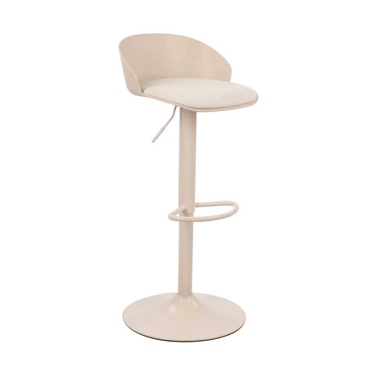 Taburete bar regulable FLAIR beige