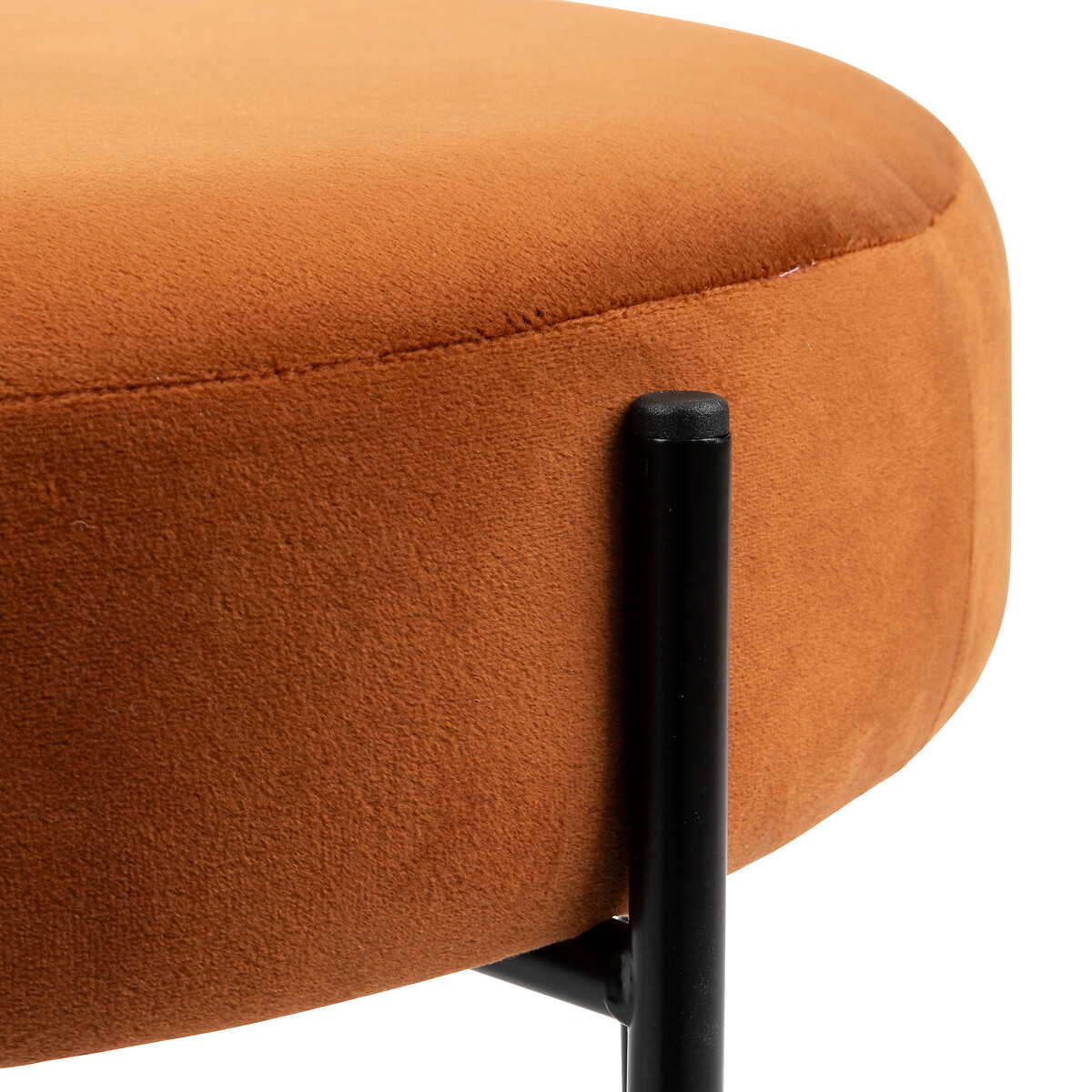 Taburete Arty Ámbar De Terciopelo