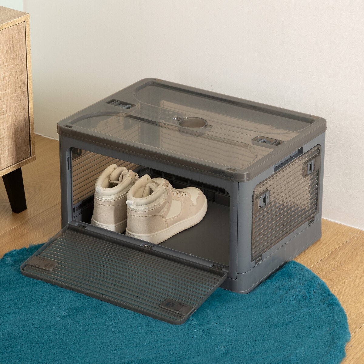 Caja de almacenaje con 5 aperturas 43L