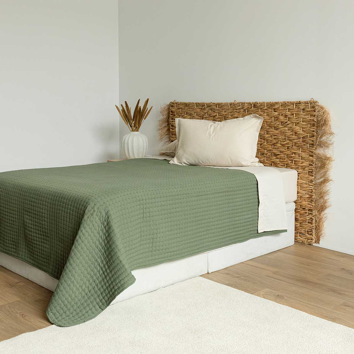 Edredón WILD ROMANCE verde 220x240cm