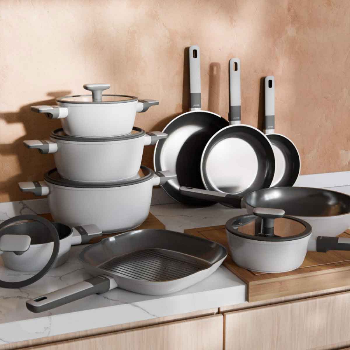 Grill NEUTRAL GREY 28cm