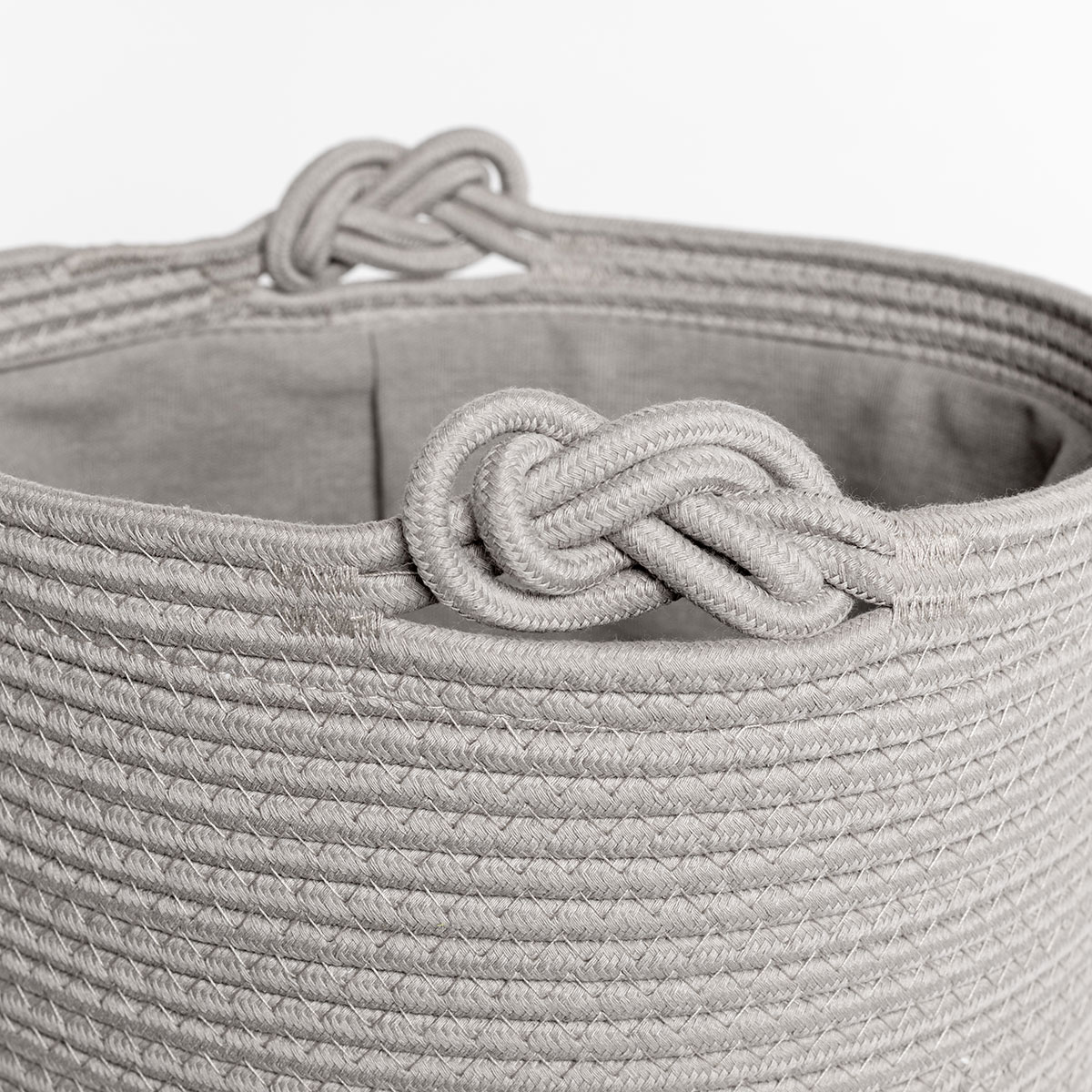 Cesta wc beige de algod&oacute;n 33X45cm