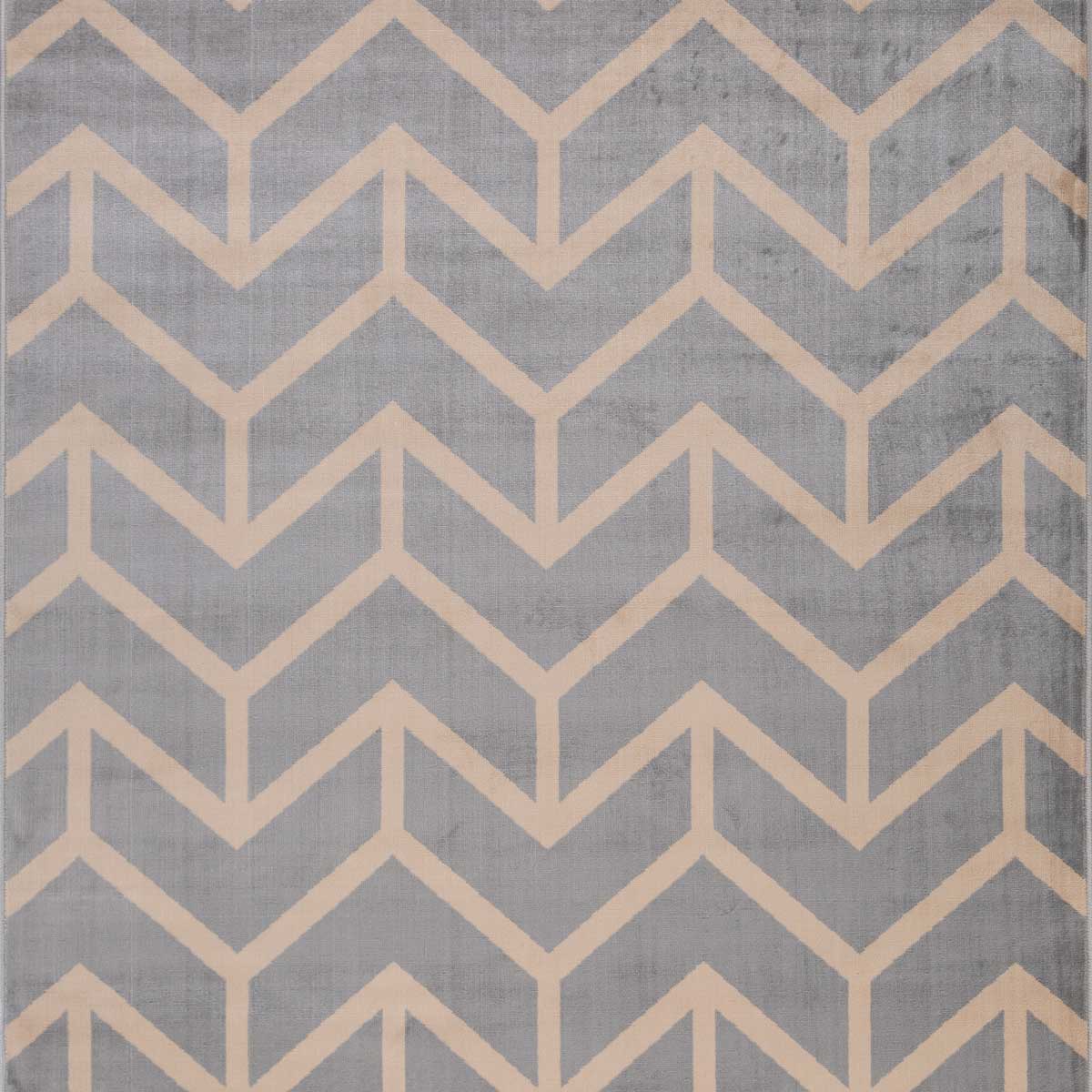 Tapete Lene Cinza E Bege 80x150cm