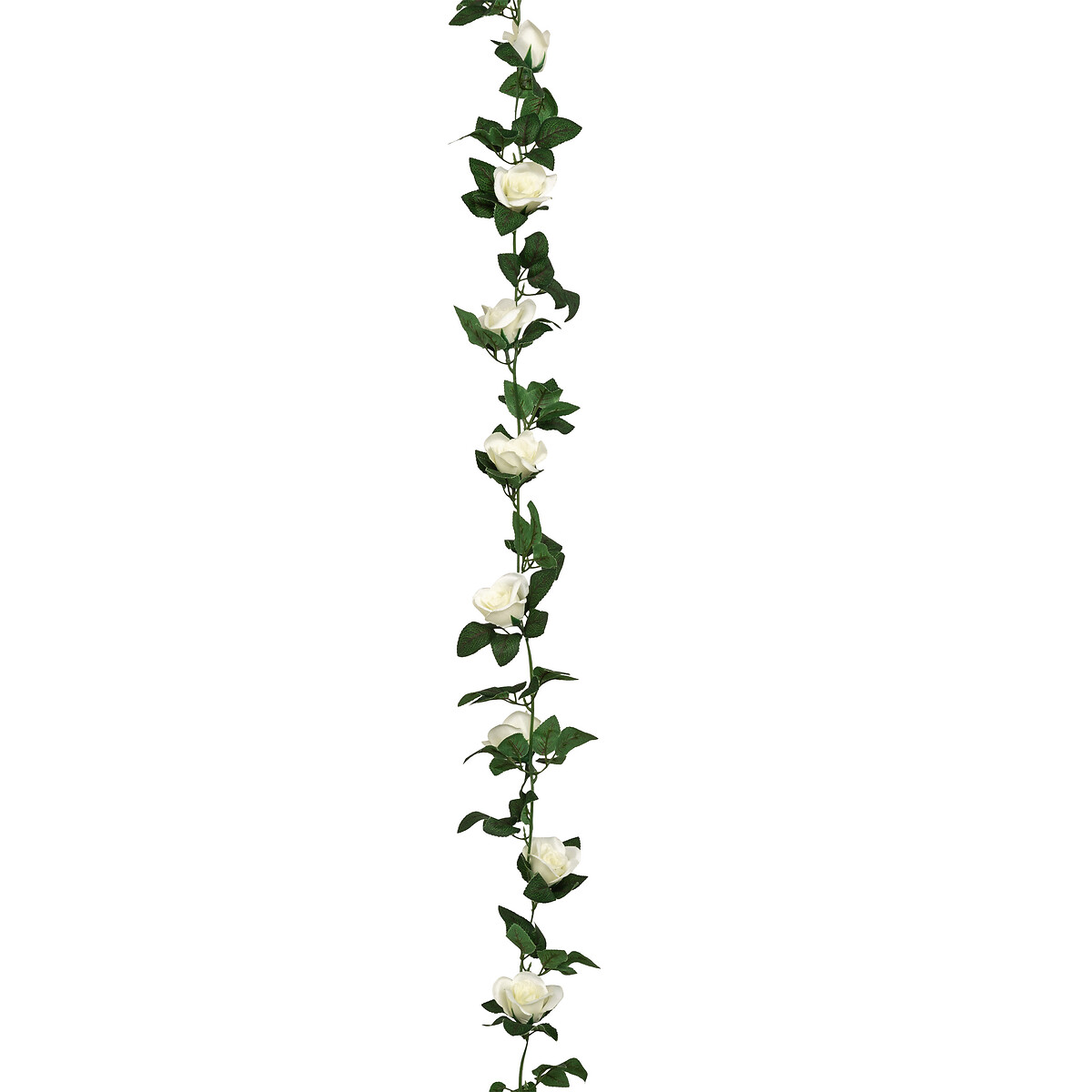 Guirnalda de rosas blancas NAKI 230cm