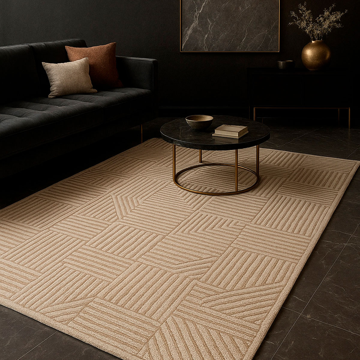 Alfombra ZOE beige 120x160cm