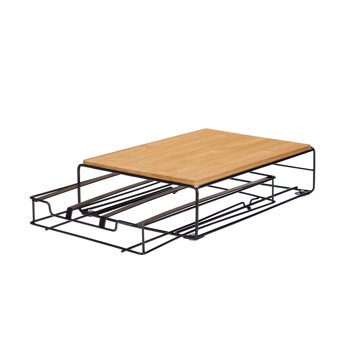 Portac&aacute;psulas  Caf&eacute; Metal/Bamb&uacute; 15 Pzas 