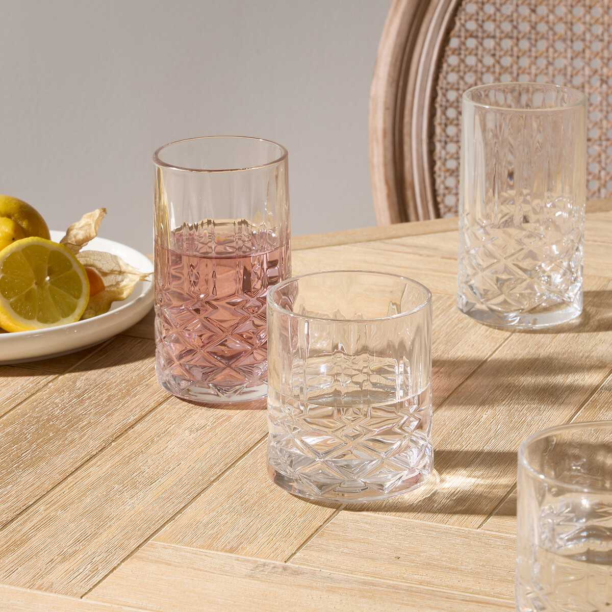 Juego de 4 vasos bajos para c&oacute;ctel GASPARD