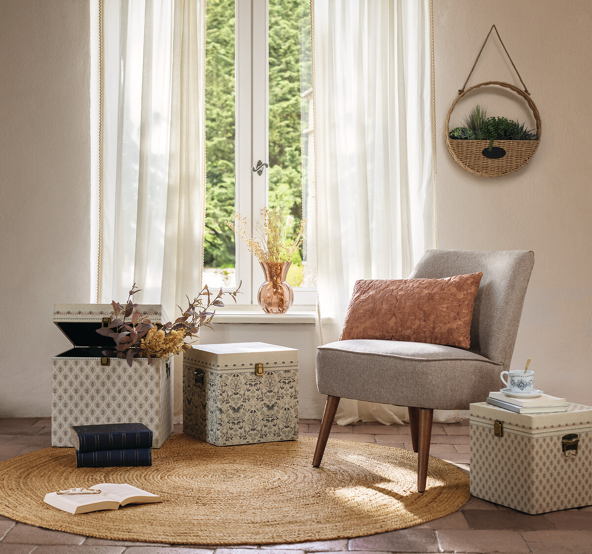 Almohada Stonewash Rosa Viejo 30x30cm