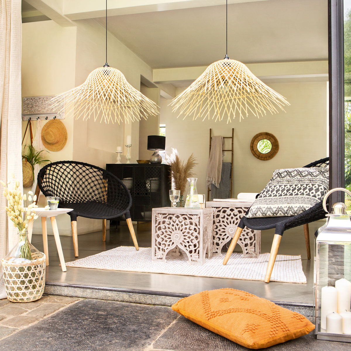 Mesa Auxiliar De Mdf 40.3x40.3x41.6Cm