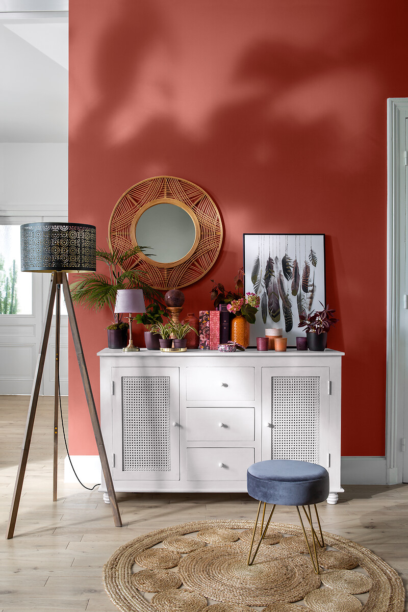 Alfombra AJOURE de yute redonda 120cm