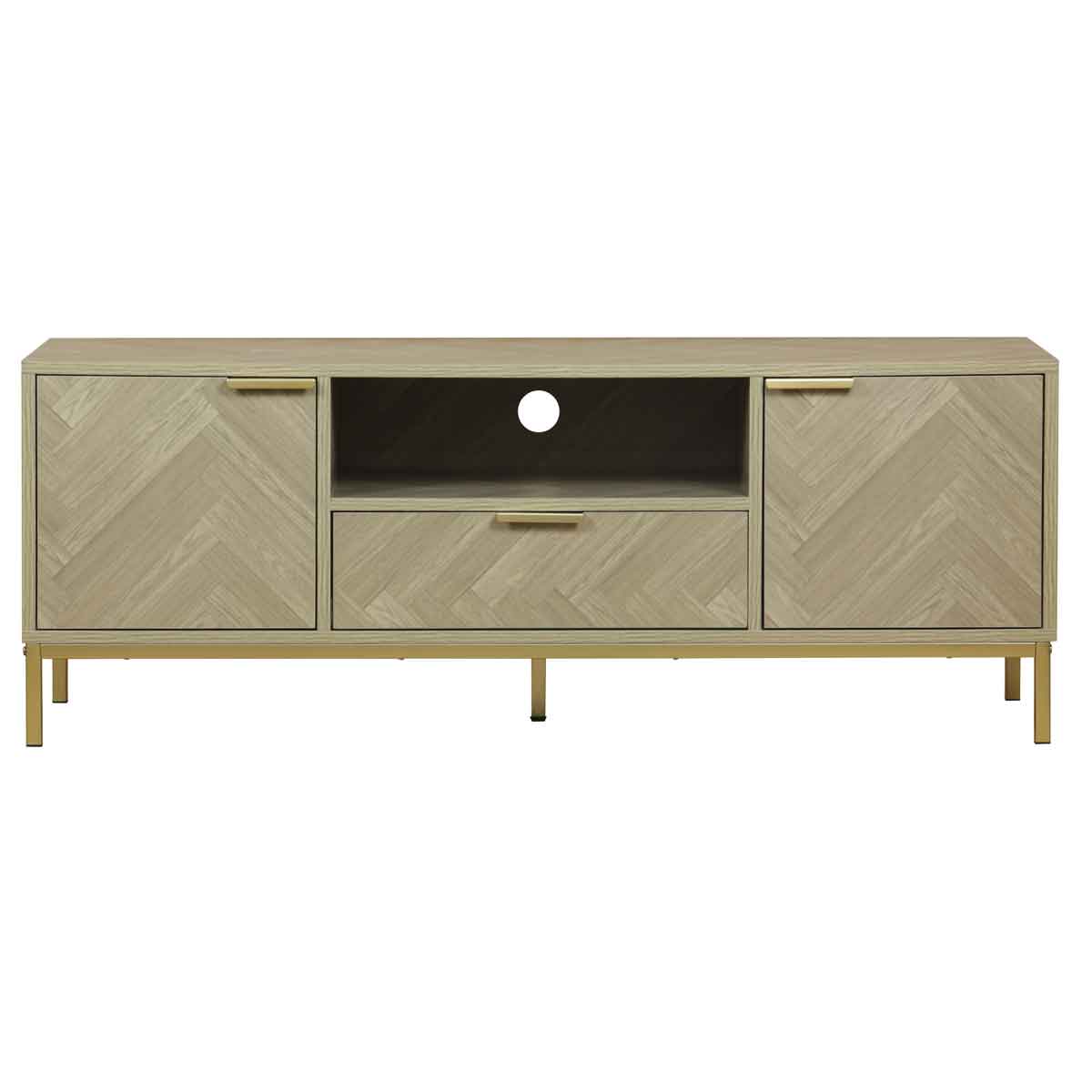 Mueble de tv CHEVRON beige de mdf
