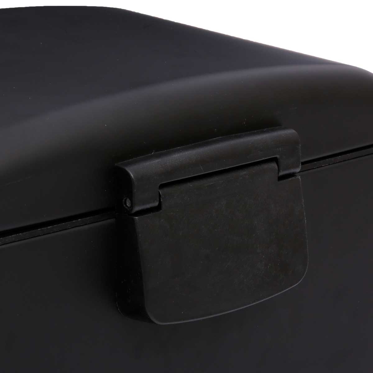 Cubo de basura ARIANE negro met&aacute;lico 30l