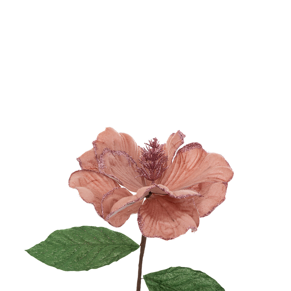 Rama flor terciopelo rosa 65cm 