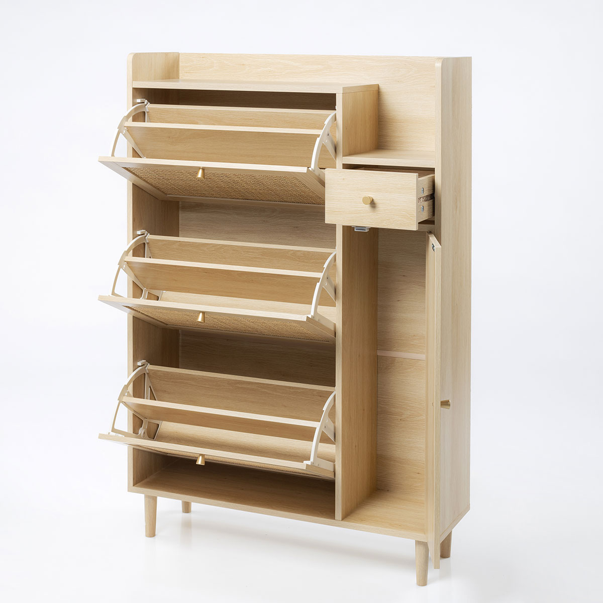 Sapateira Com 3 Gavetas E Porta 120cm