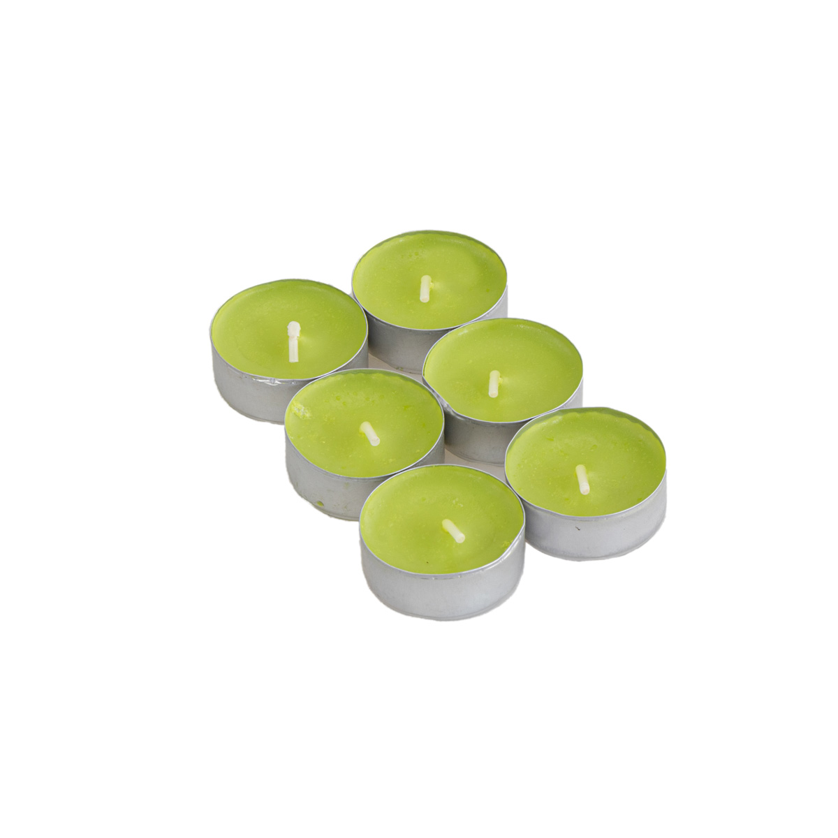 Conjunto De 6 Tealights Perfumadas De Jasmim