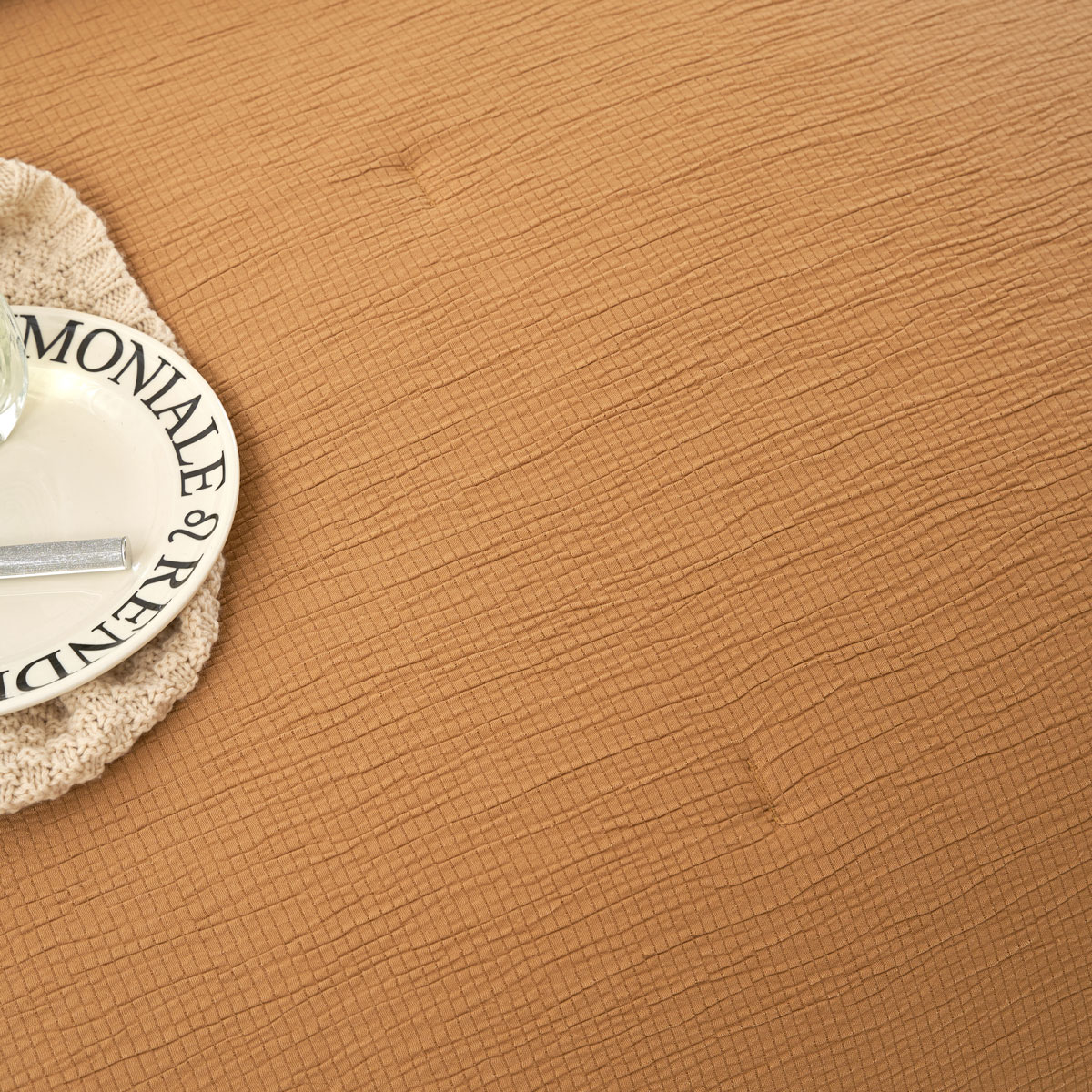 Edred&oacute;n CLEO ocre 220x240cm