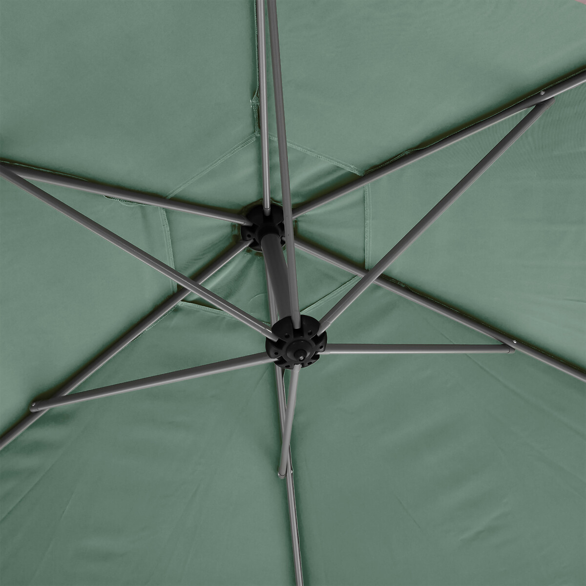 Parasol MANOA excéntrico verde oliva 3m