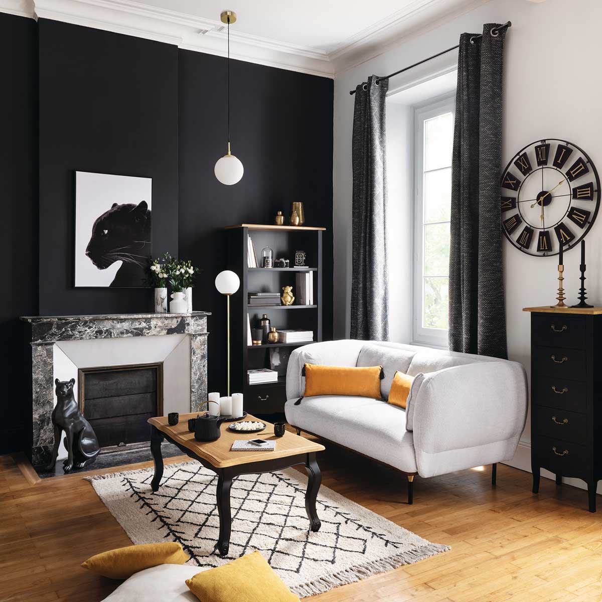 L&aacute;mpara De Techo Bola Vidrio 20Cm