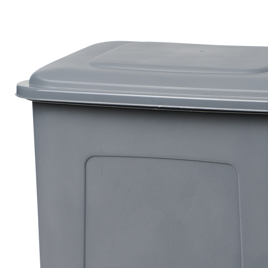 Cubo De Basura Con Pedal Gris 35L