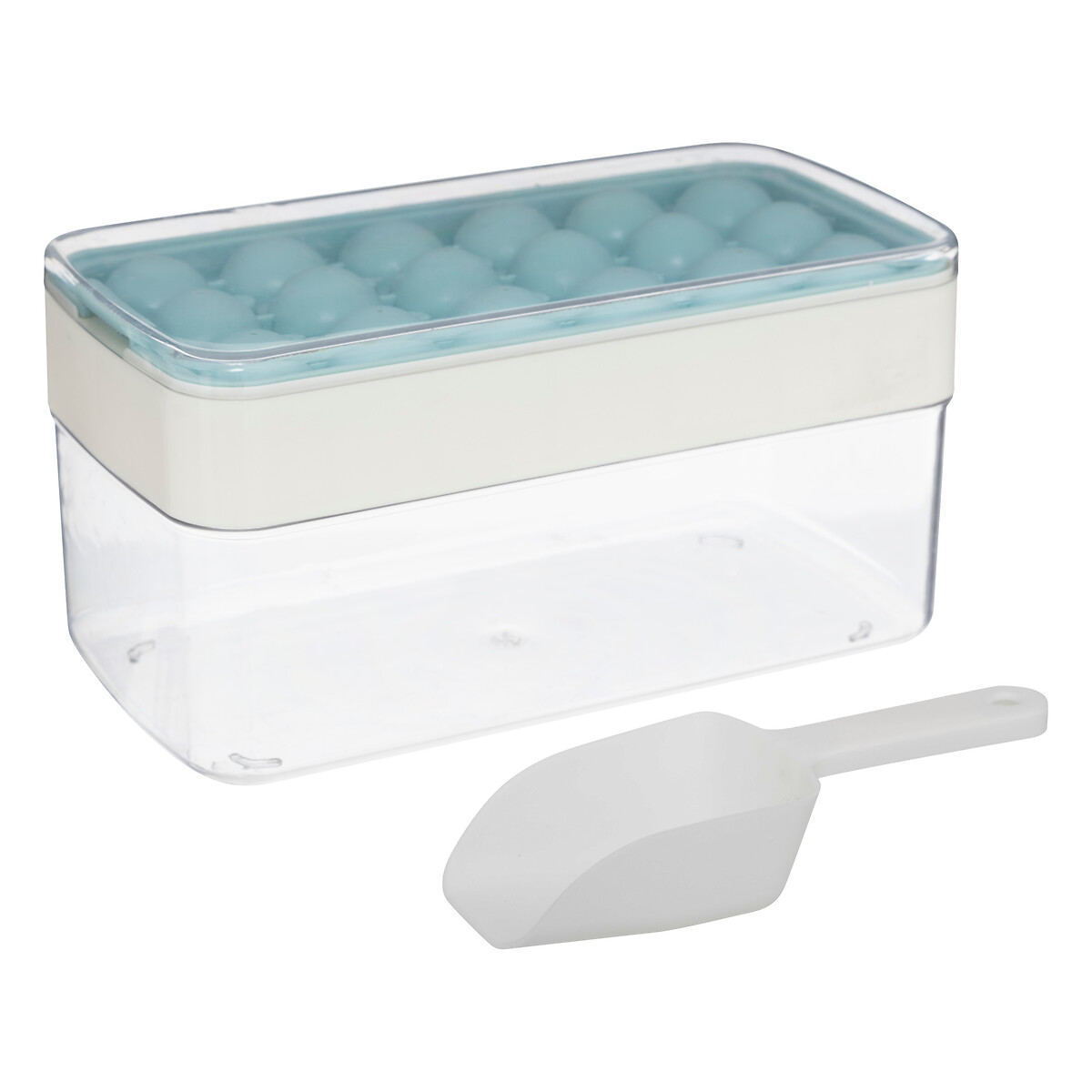 Molde para 18 cubos de hielo con caja 2L