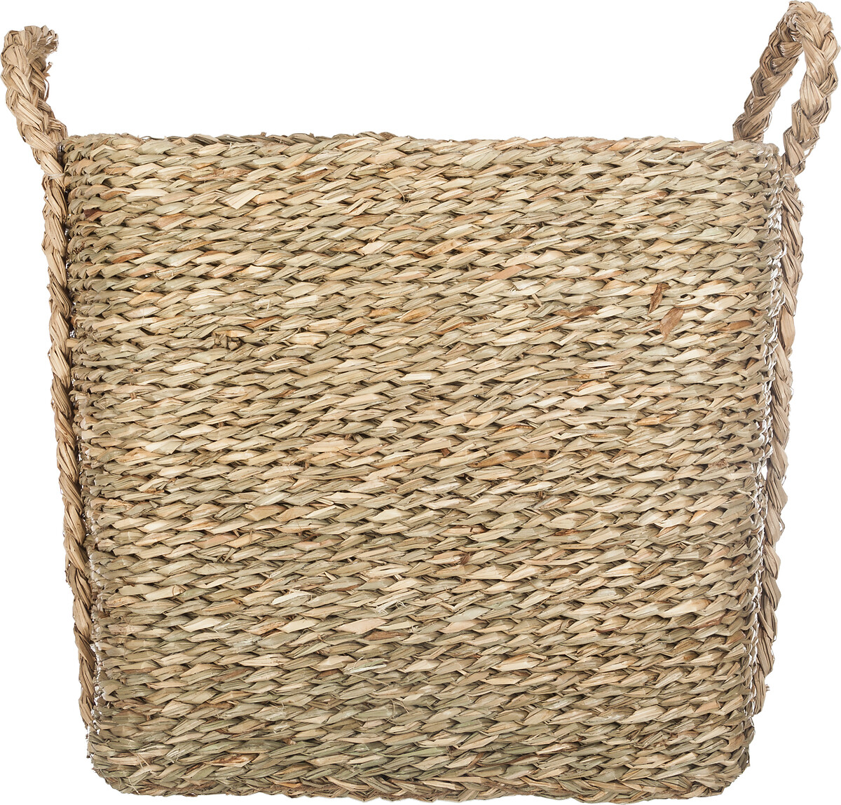 Cesta Seagrass Beige 43.5x32x31Cm