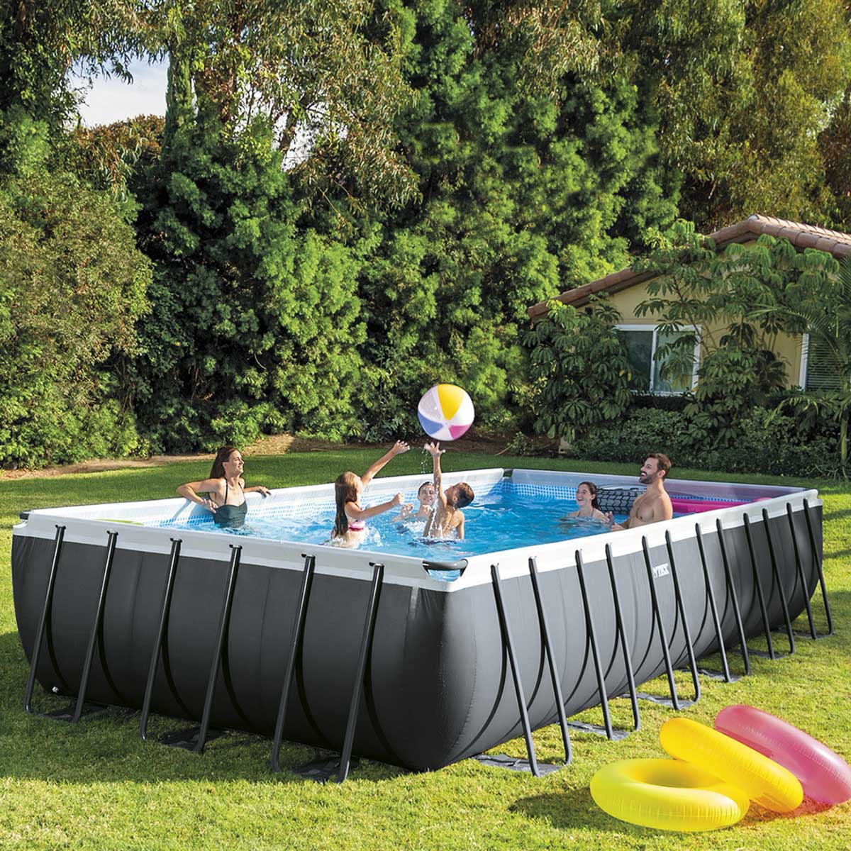Piscina tubular ultra rectangular Intex