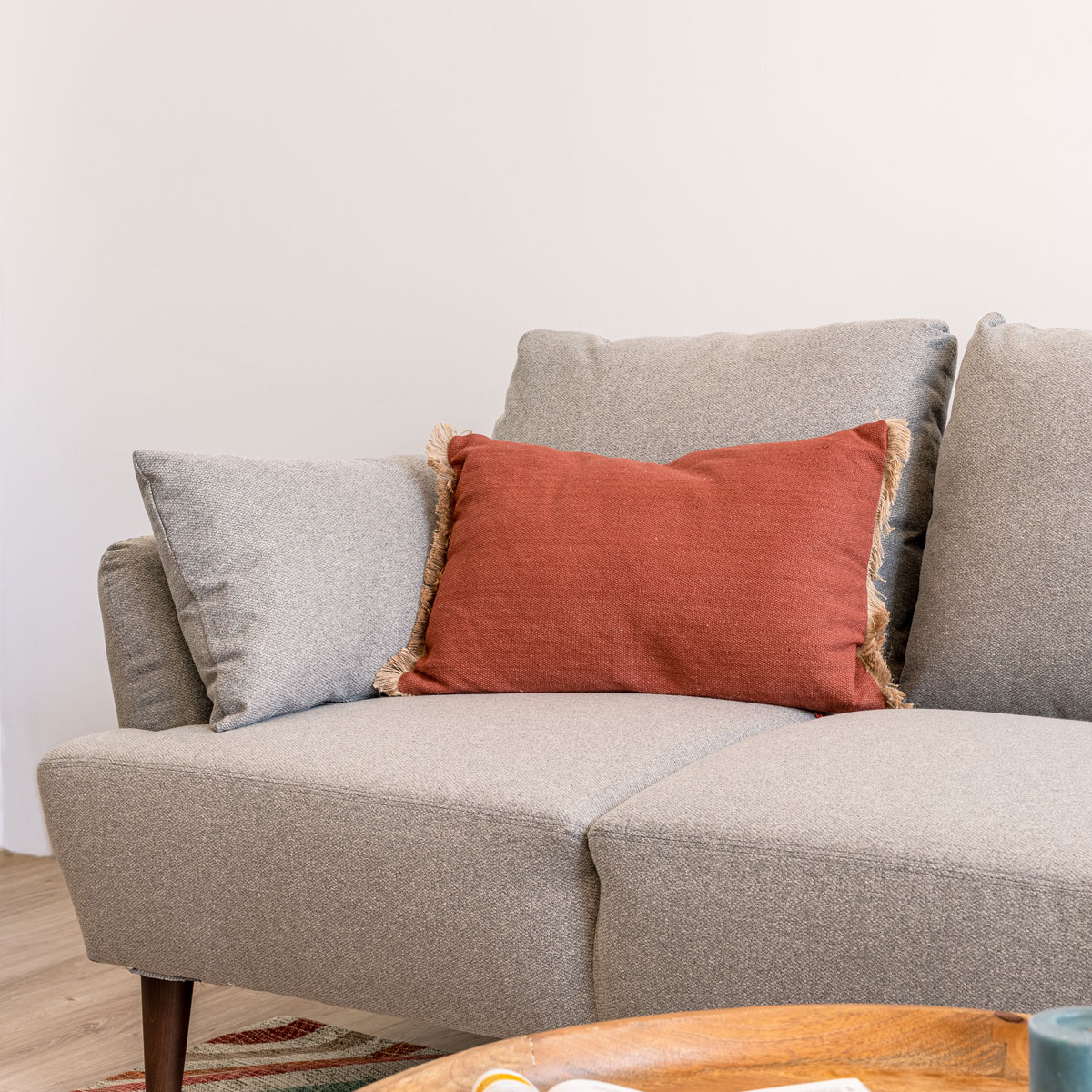 Sofá Bruges Gris 225x99x82Cm