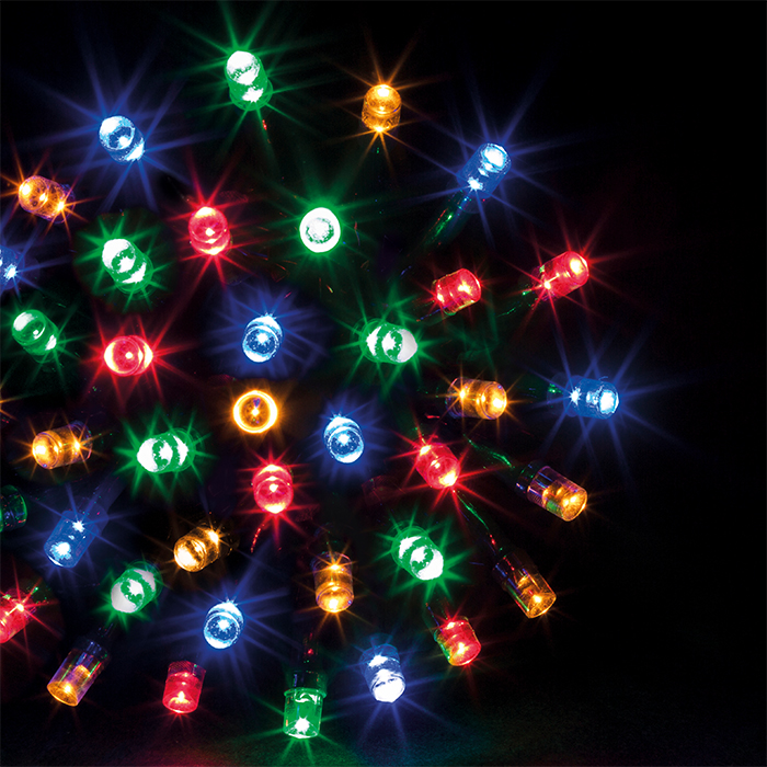 Série Luminosa De Natal Multicolor 100 LEDs 10m
