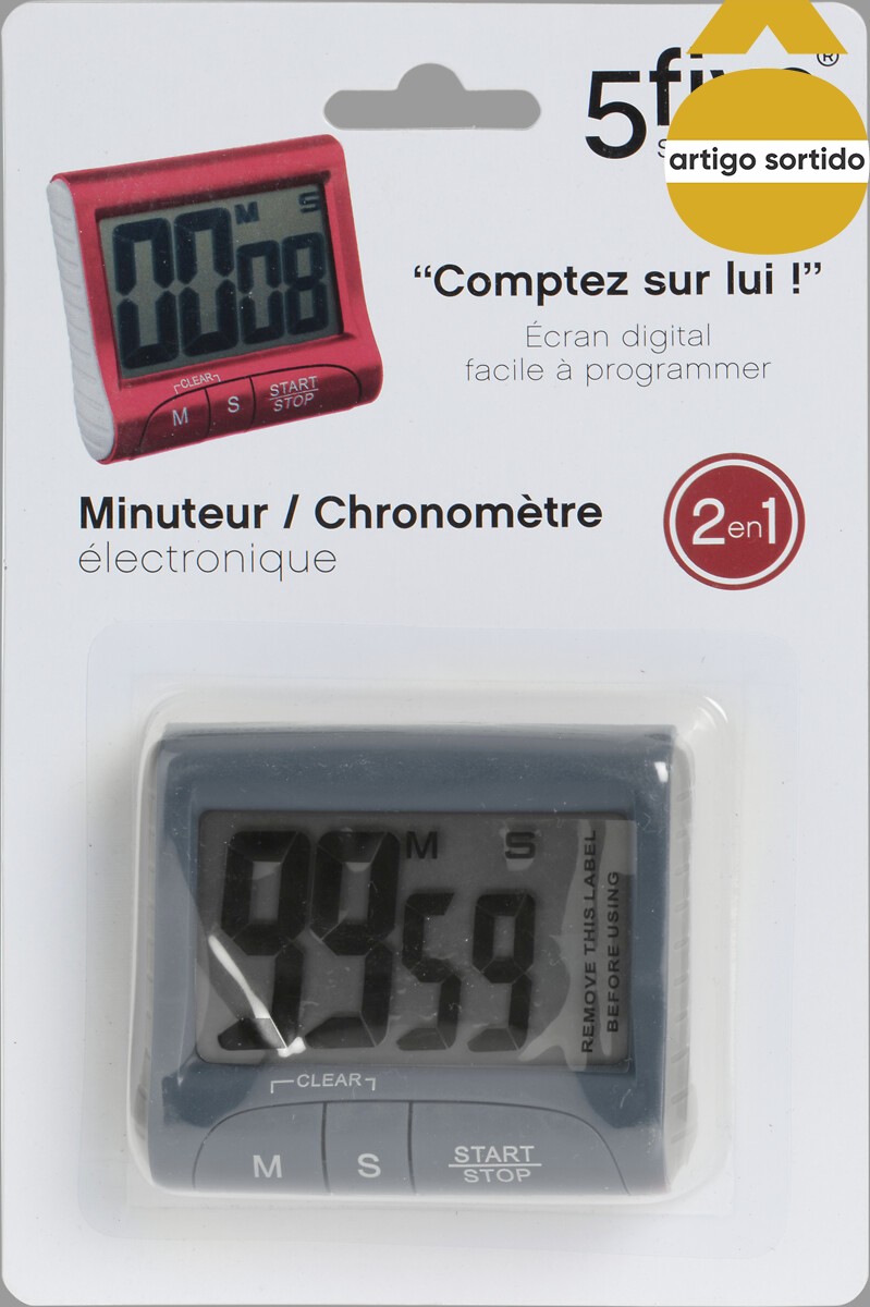Temporizador De Cozinha Eletr&oacute;nico