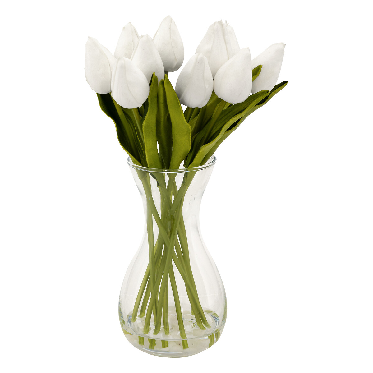 Florero con 10 tulipanes artificiales HECTOR