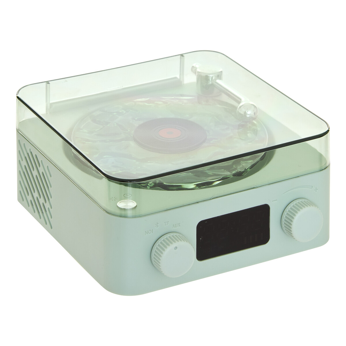 Despertador con altavoz y proyector