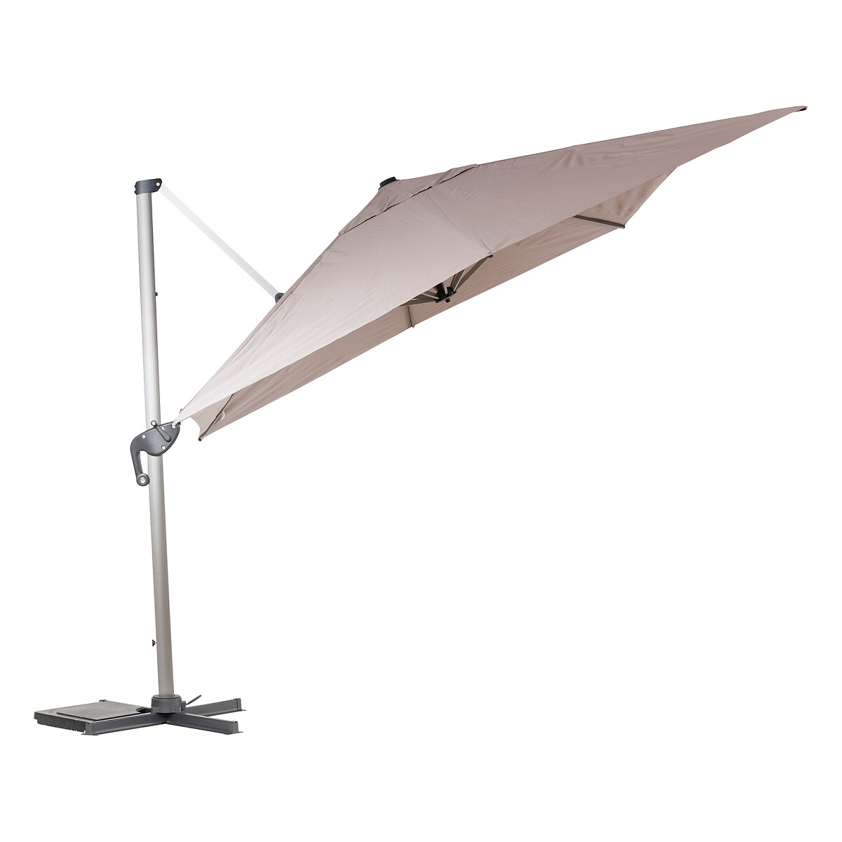 Parasol EQUADOR gris pardo adonizado 3x4m
