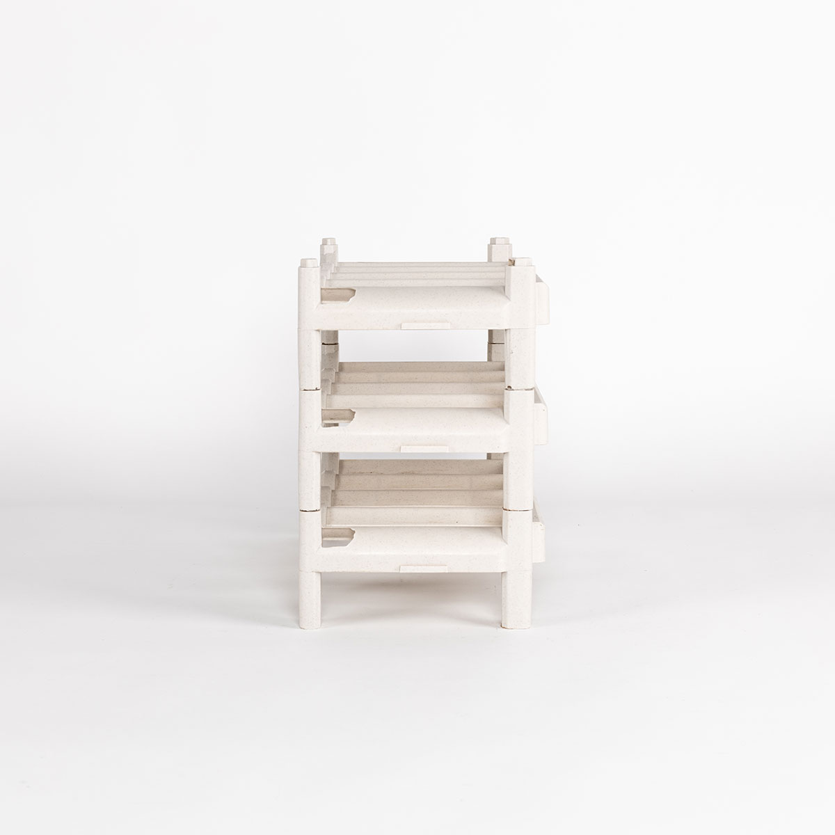 Botellero para 12 botellas beige