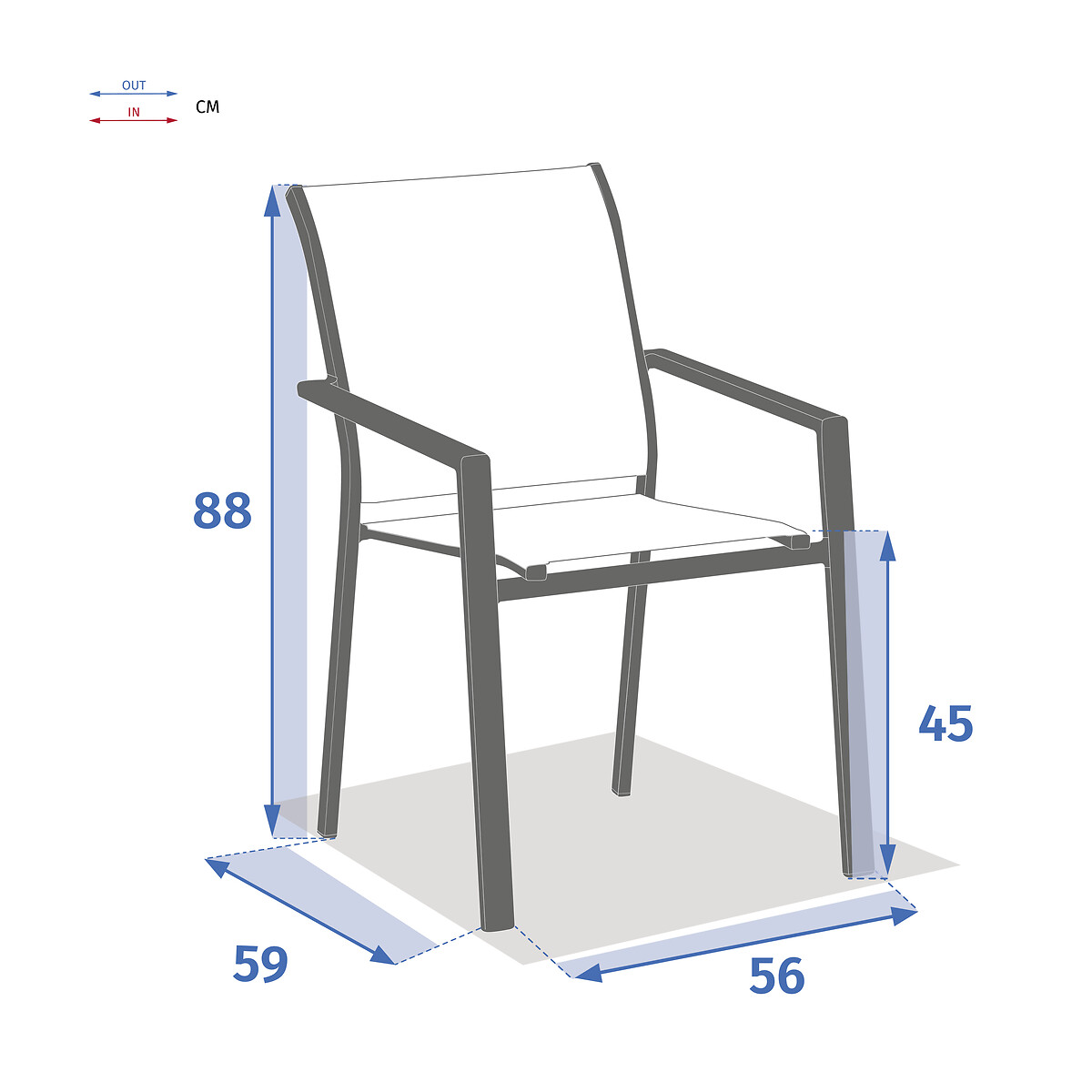 Silla ESSENTIA lino y argile
